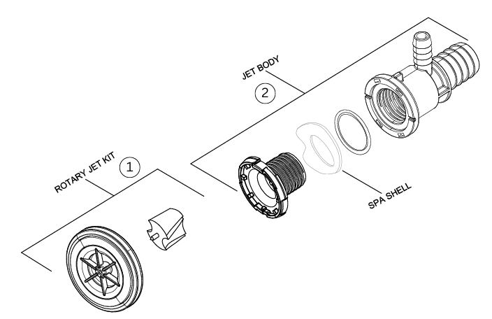 HotSpring HighLife JET, PRÄZISIONS-ROTATIONSMOTOR 2023-heute #79455