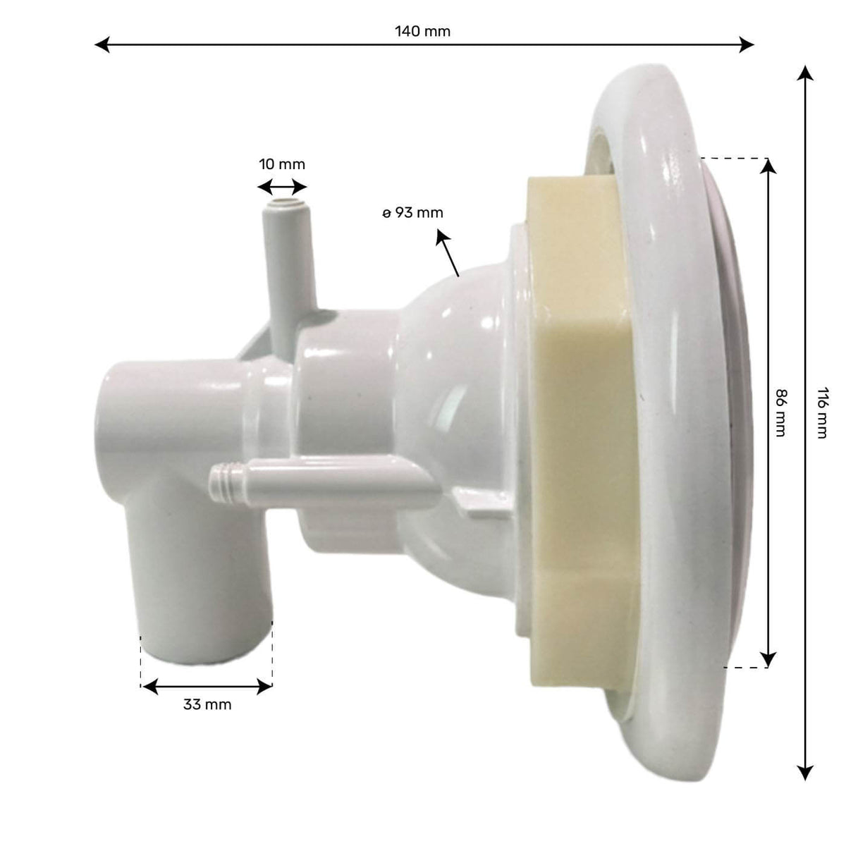 Jet body, 5" HSS 12 #76525